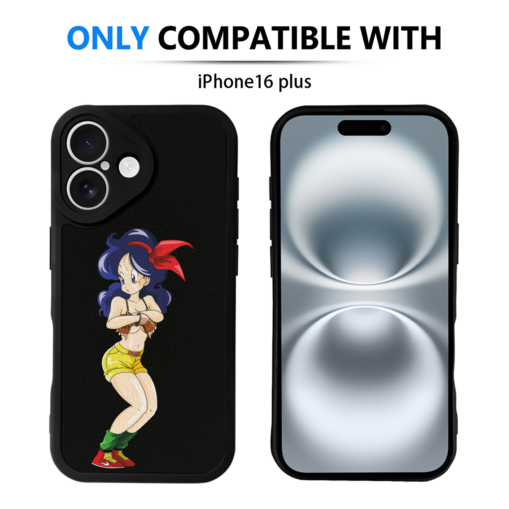 （画像用） ドラゴンボール DRAGON BALL 【iPhone 16シリーズ対応】シリコンスマホケース（レザー調） 材質：シリコン
